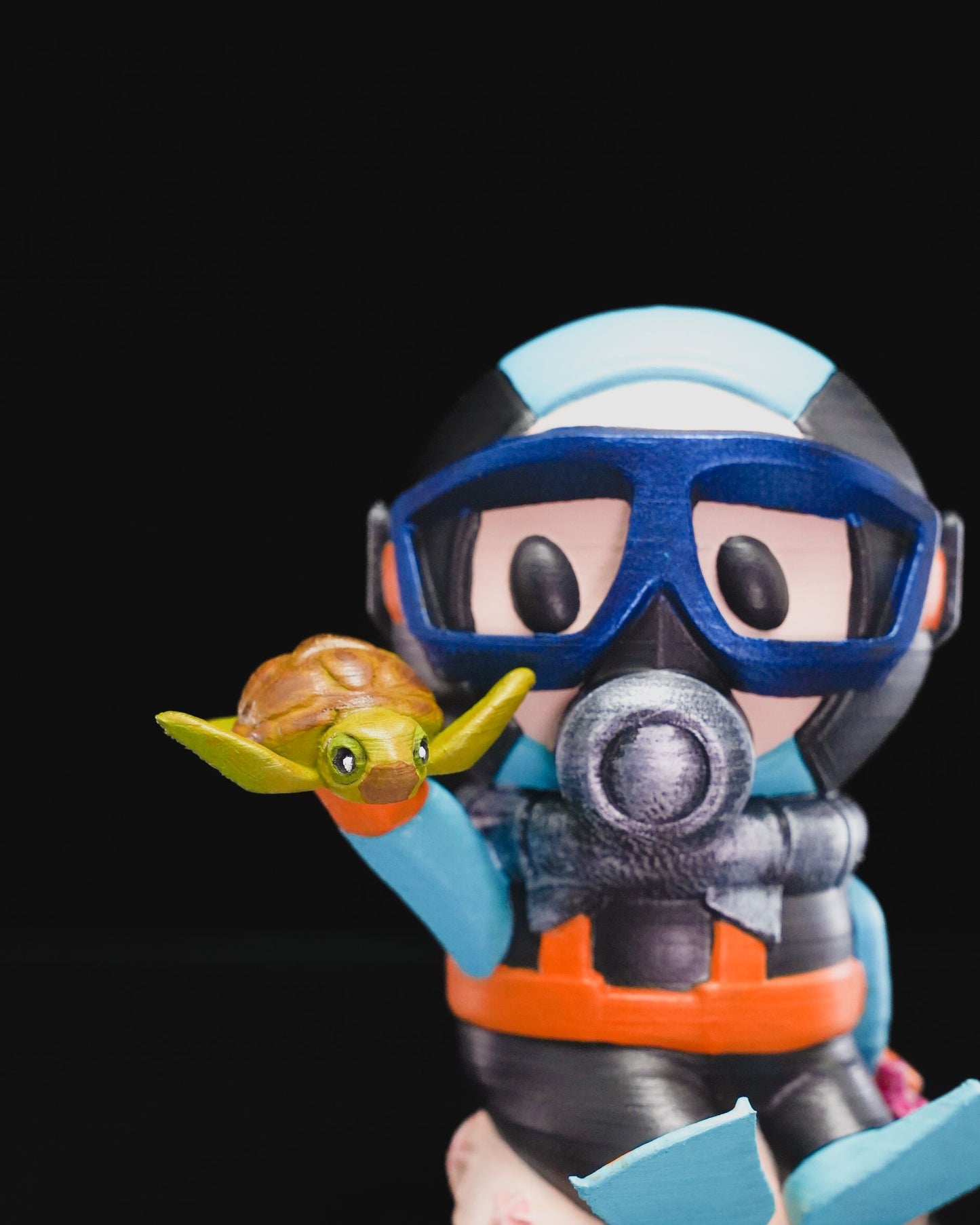 Potápěč Jeremy - 3D omalovánky