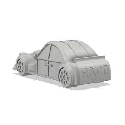 Sportovní auto - 3D omalovánky