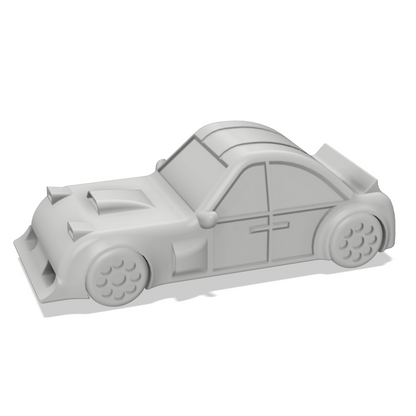 Sportovní auto - 3D omalovánky